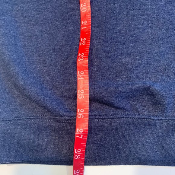 EUC Croft & Barrow Navy Blue Extra Soft 1/4 Zip Pullover Size Medium - Picture 6 of 8